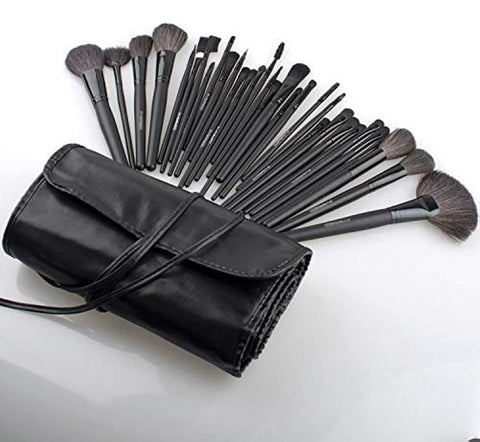 Makeup Brush Set with Pouch Case - 32 Pieces