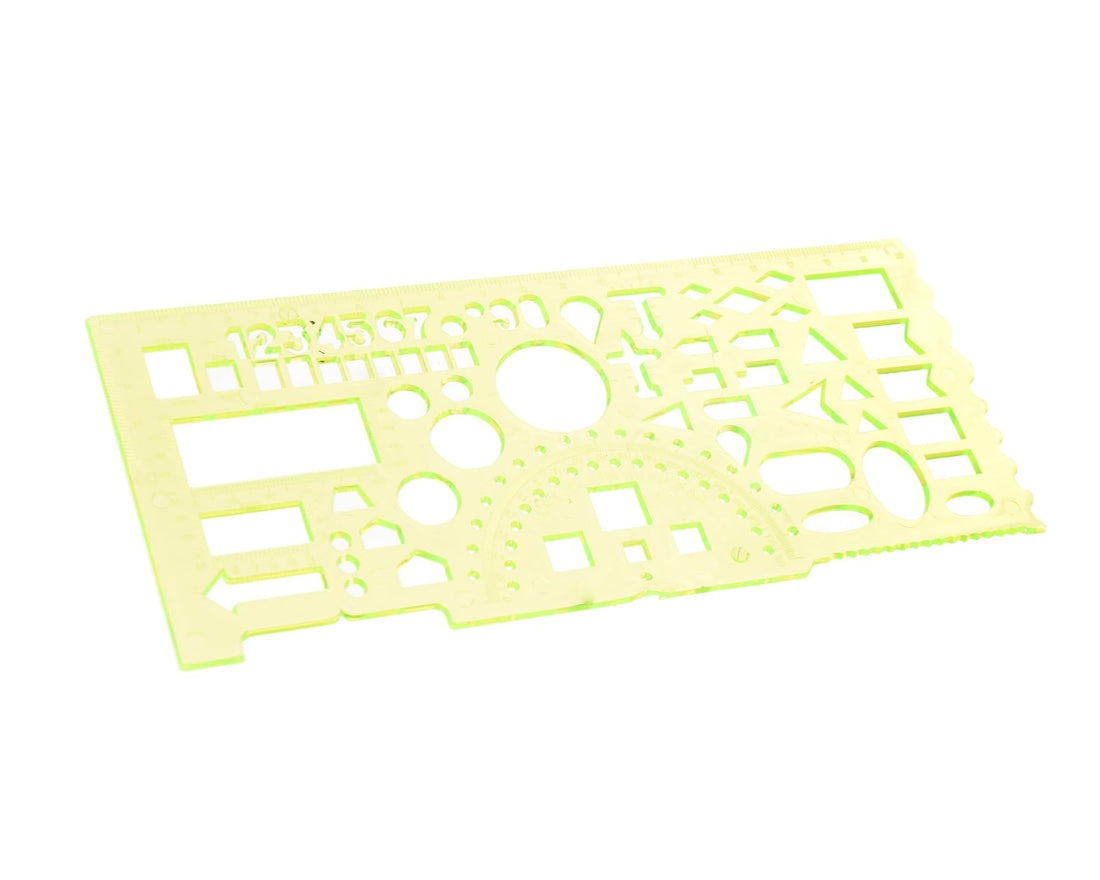 Elmaayergy Art Stencil Ruler 8210_ Y-2 Suitable For classroom, Homeschooling, And Individual Study Environments