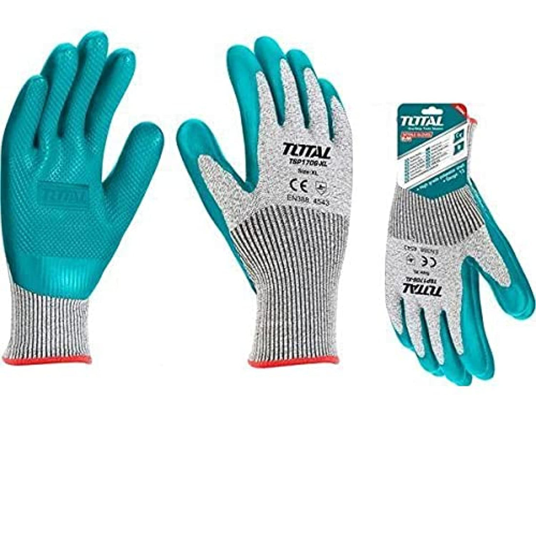Total Cut-Resistance Gloves (XL, TSP1706)