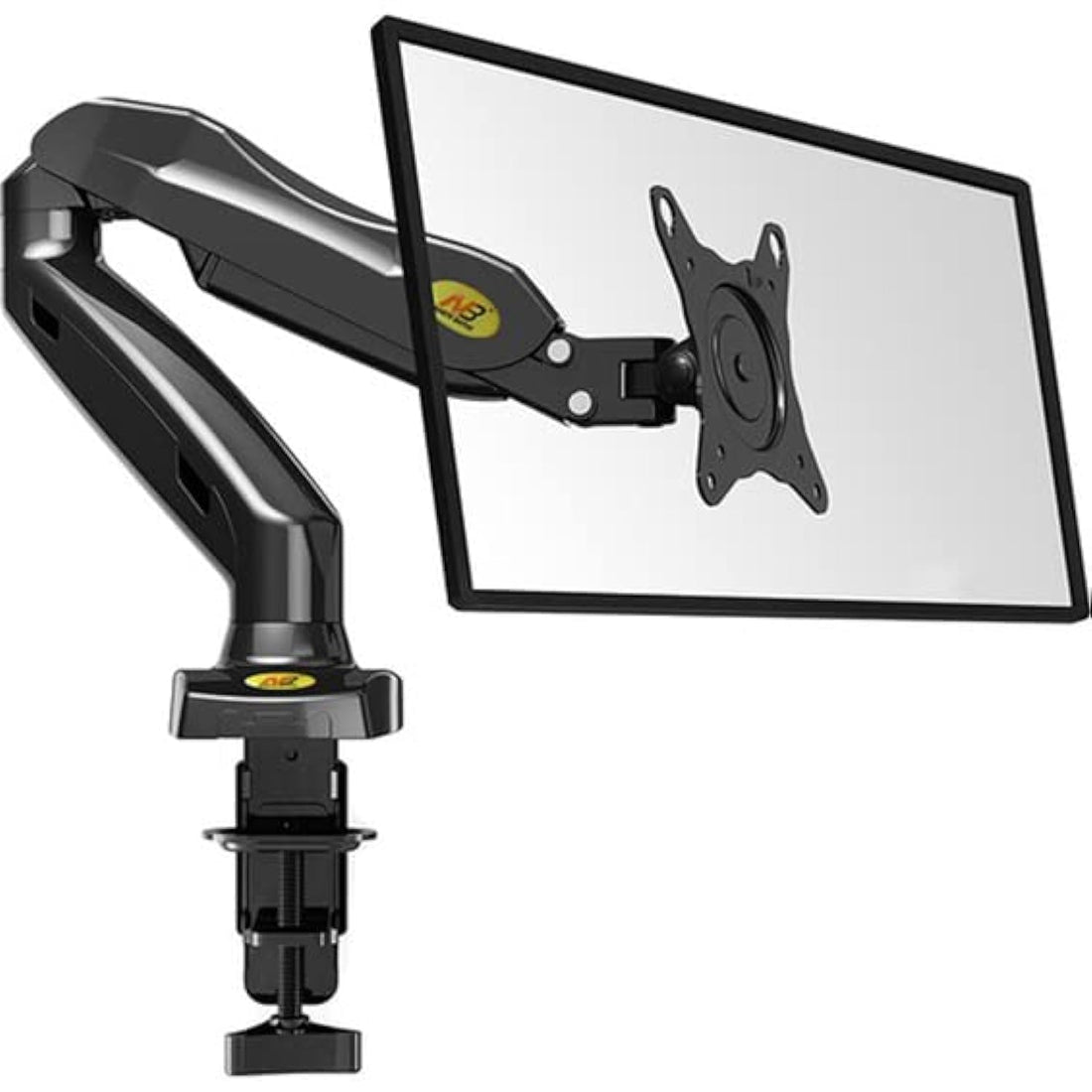 NB F80 Single Arm Shock Monitor Holder 17-30" Desk Monitor Holder BLACK