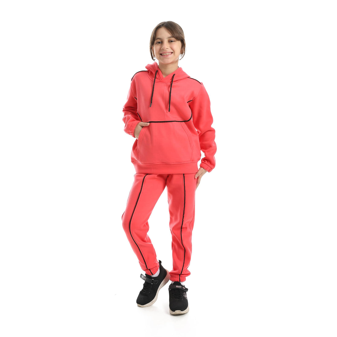 Girls Girls' winter Melton tracksuit with linear designs Boys' Dolphin Design Wool pullover