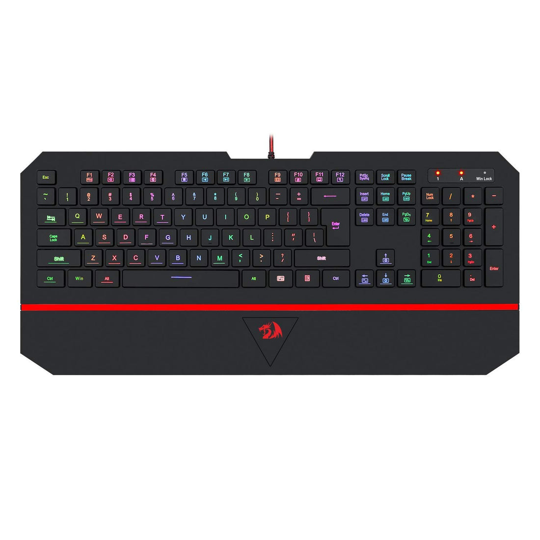 REDRAGON K502 KARURA2 Gaming Keyboard - Membrane switch - English & Arabic Keys