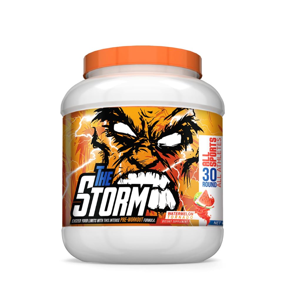 The Storm Pre-Workout | Watermelon Flavor | 30 Servings | Focus, Energy & Endurance Support | Hydration & Performance Formula | Non-GMO & Gluten-Free