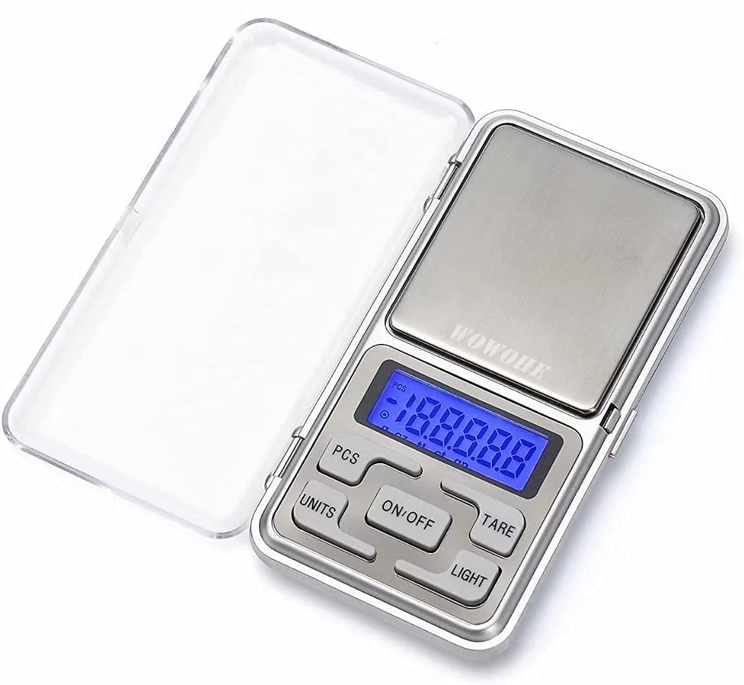 Woohei 500g Portable Pocket Scale for Kitchen High Precision Mini Scale for Lab