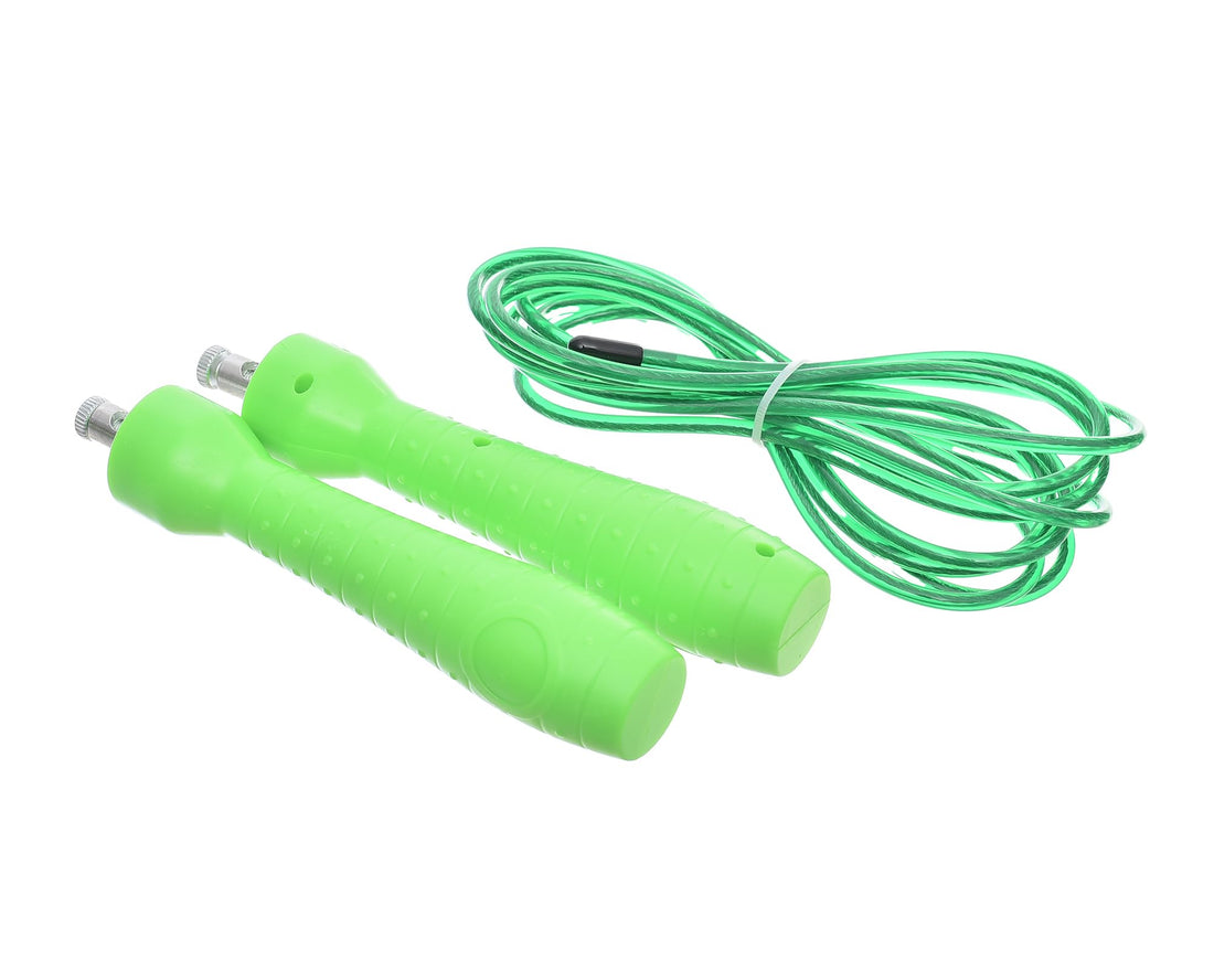 IP-10002 Jump Rope Comfortable Handle to Hold Adjustable Skipping Rope, Ideal for Body Gym Fitness for beginners kids and adult,Endless Hours Of Entertainment - Multi Color