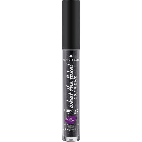 Essence what the fake! Extreme Plumping Lip Filler Lip Booster, No. 03, Black, Colour Matching, Vegan, Paraben-Free, No Microplastic Particles, Nanoparticles Free, Pack of 1 (4.2 ml)