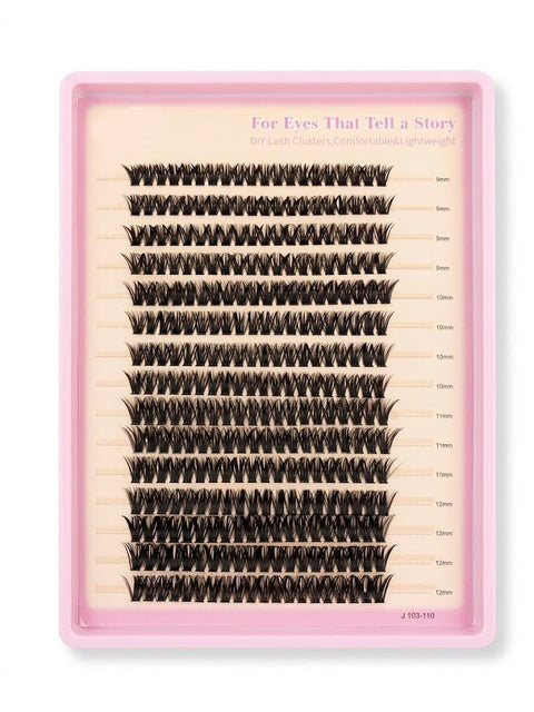 LAHES 300PCS - Extensions Individual Lash Volume 6D mink - FREE EYELASHES - Natural Eyelashes -ONE BY ONE (60P- 9 TO 12 MIX)