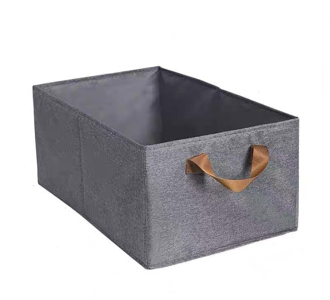 Clothes Storage Box, Positive Artifact Layer Basket, Divided Fabric, Foldable Large Capacity Storage Box - Various colors