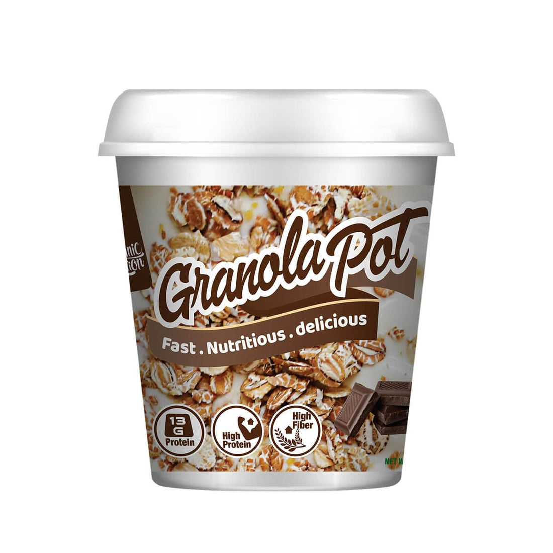 Organic Nation Chocolate Granola Pot 80 g