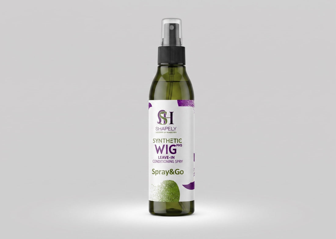Shapely Synthetic Wig Leave-In Conditioning Spray – pH5 Balanced Formula for Instant Detangling, Volume, and Shine – Easy "Spray & Go" Maintenance (200ml)