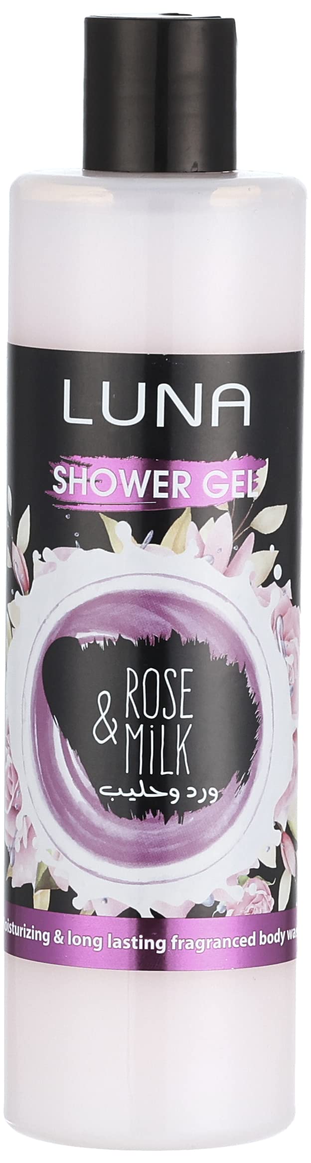 Luna Shower gel rose & milk 500 ml