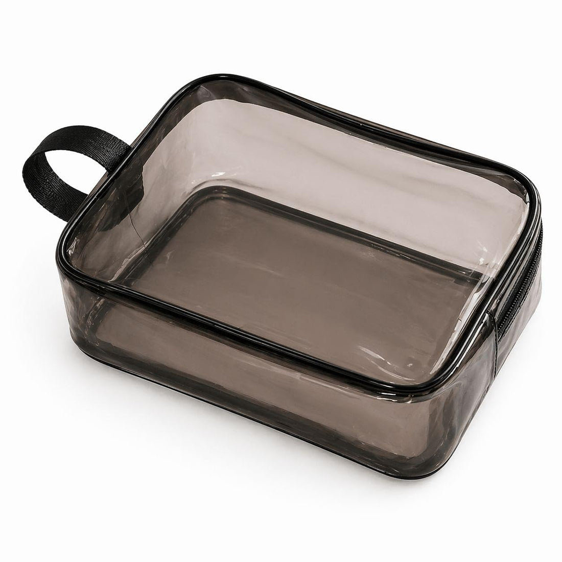 Clear Makeup Bag Transparent Cosmetic Pouch Heavy Duty Material for Travel and Daily Use Toiletry Organizer for Personal Accessories and Beauty Tools