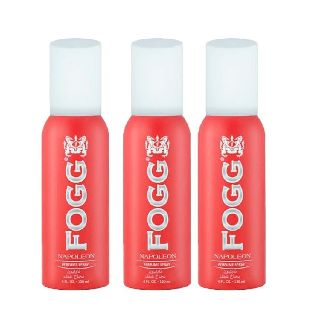 Fogg Napoleon Perfume Spray 120ml / Pack Of 3