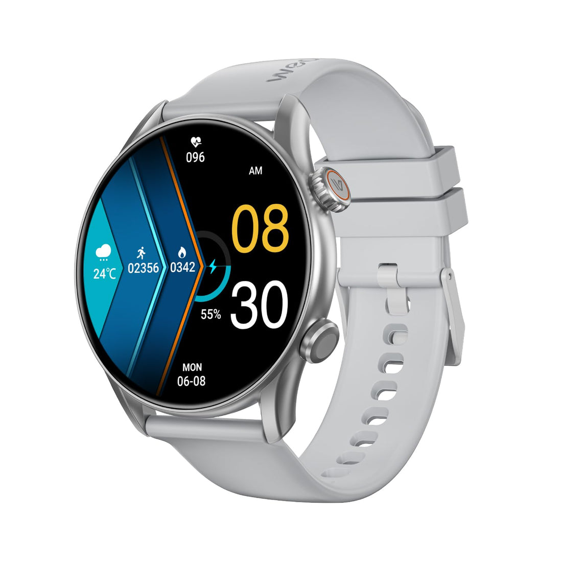 Weofly Spirit 2 Smartwatch – 1.39″ HD Display, IP68 Waterproof Fitness Tracker, 100+ Sports Modes, Heart Rate & Sleep Monitoring, Long Battery Life, iOS & Android Compatible - Silver