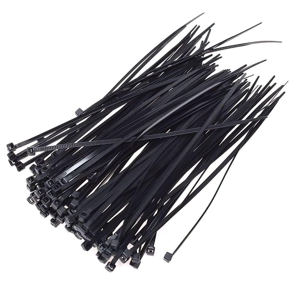 Other Plastic Drawstring Bag 100 Pieces- 20cm - Black