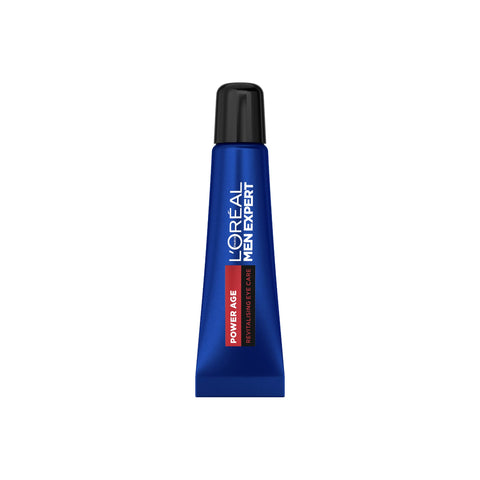 L'Oréal Paris Men Expert Power Age, Anti-Ageing Revitalising Eye Cream, with Hyaluronic Acid, 15ml