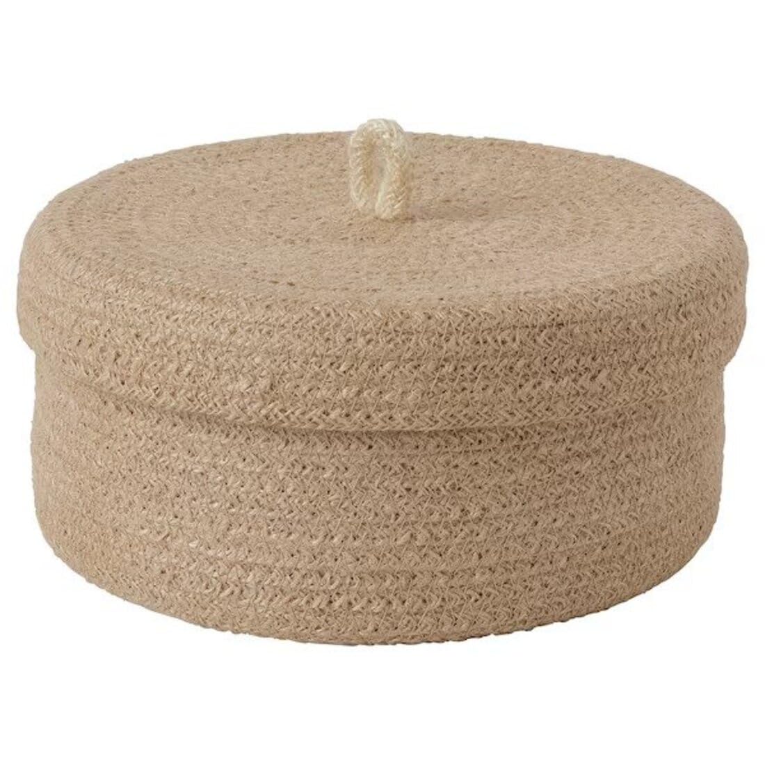 Digital Shoppy LJUNGAN Basket with lid, 20x10 cm (7 7/8x3 7/8 ")