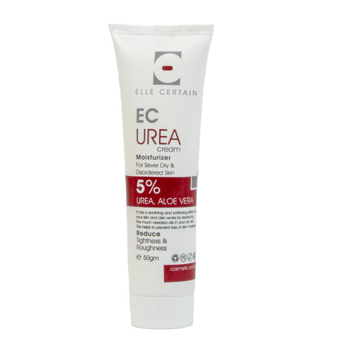 Elle Certain EC Urea Cream 5% Urea,Aloe Vera Reduce Tightness&Roughness 50gm
