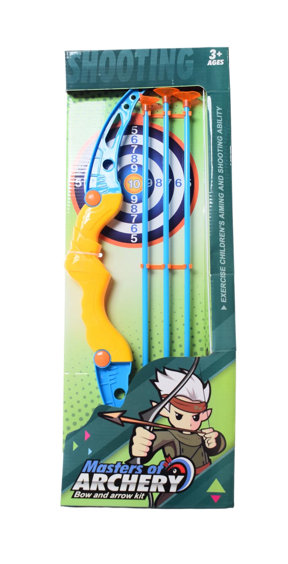 Dream Land Plastic Throwing Game Yati With 3 Arrows 25x15x5 CM - Multi Color