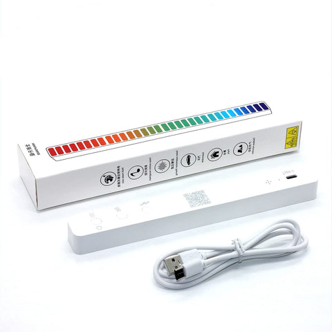 Smart USB RGB Led Light Bar Bulid in Sentitive Mic for Music Sound Control Srhythm Led Desk Lamp 18 Color Modes Adjustable Brightness Led Strip Lights ACG Built-in for Car Computer