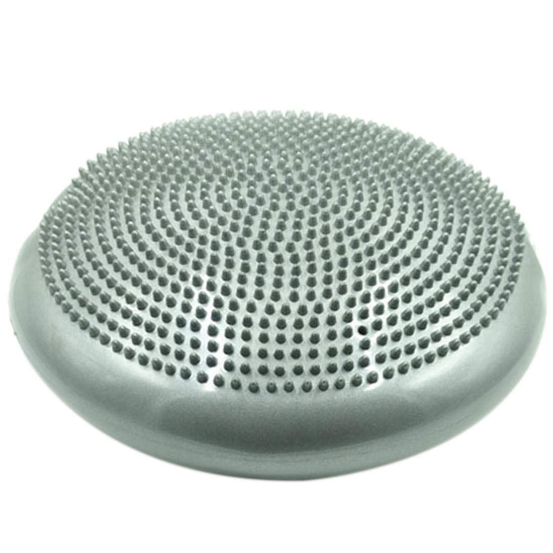 Yoga Balance Pad Stability Disc Massage Cushion Fitness Mat With Pump 33CM/12.99 inch Gray