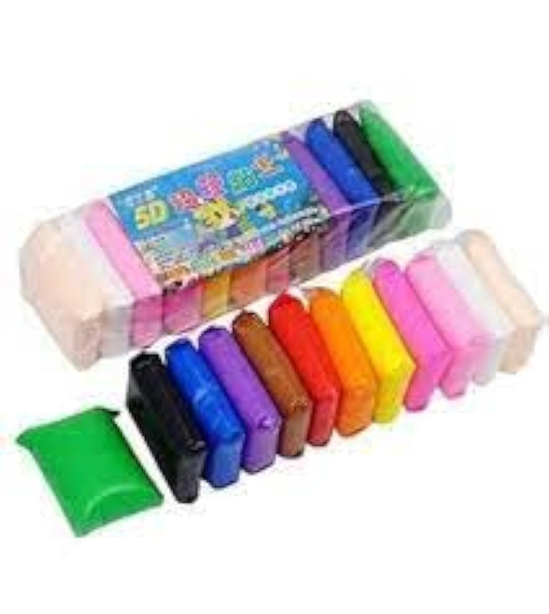 12 ZAIN Air Dry Magic Clay, Soft & Light DIY Clay with Sculpting Tools, Animal Decoration Accessories