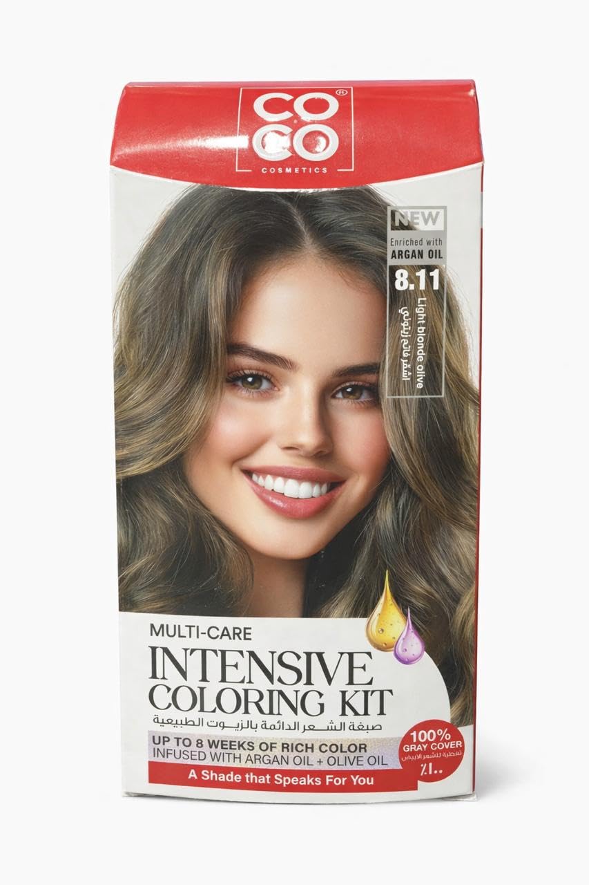 Coco Hair Dye Light Blonde Olive No.8.11