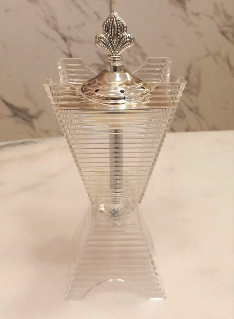 Acrylic Arabian Incense Burners metal Vintage Arabic Burner,Middle Eastern Incense Holder- Incense Burner Bakhoor Suitable For Arabian Oud,Home, Hotel Decor Shape 4