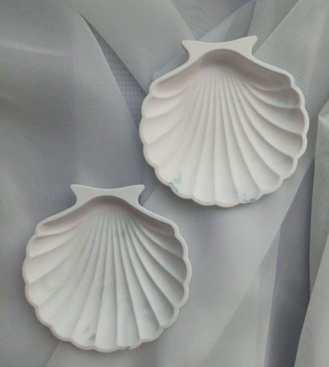 MacrameStore - Set of 2 Shell Organizers - عدد 2 منظم اكسسوارات على شكل صدفة