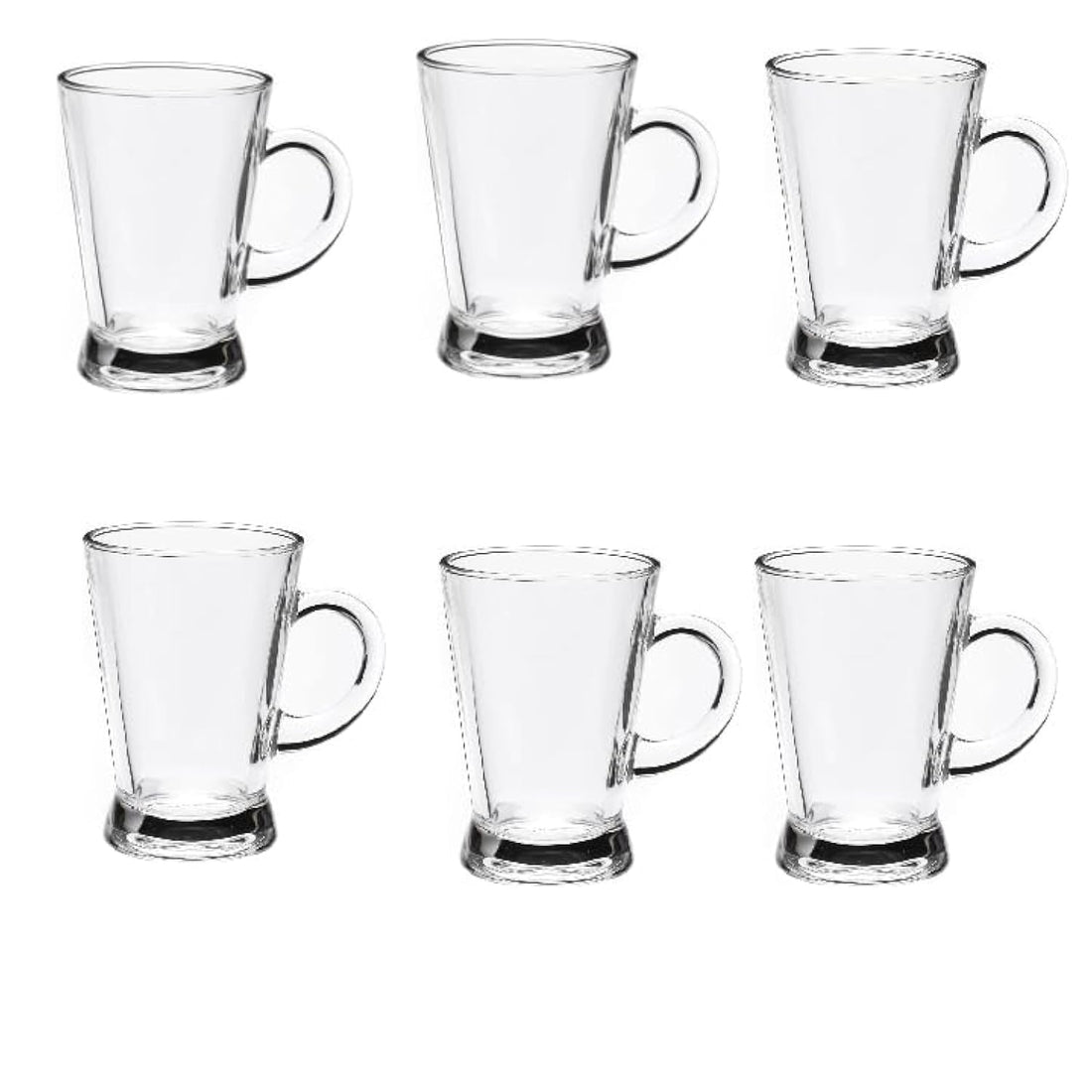 Portal Clear latte mug Ice Tea and Tea Mug Set Of 6