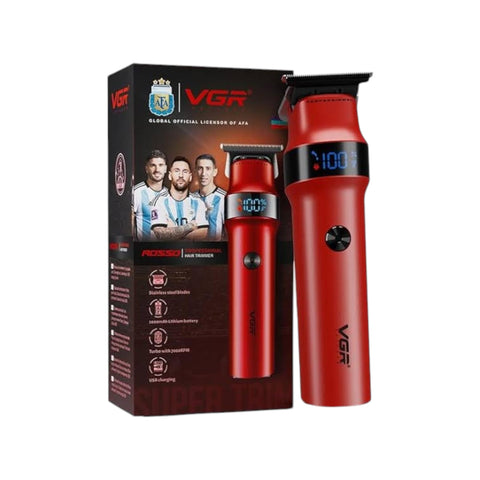 VGR V-987 Professional Rechargeable Hair Trimmer with Rustproof Head Cordless Ceramic Blades with Cutting Control Combs for Men or Family Powered on Rechargeable Li-ion Battery