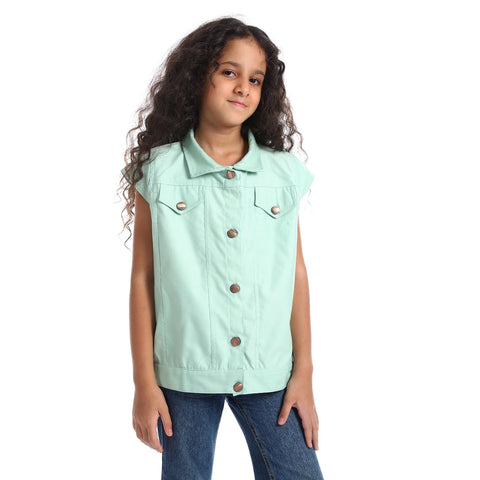 CAESAR Girls Gabardine Vest Vest