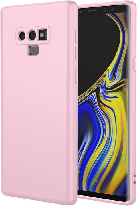 Silicone Case High Quality Padded Inside With Camera Protection For Samsung Galaxy Note 9 (Rose)