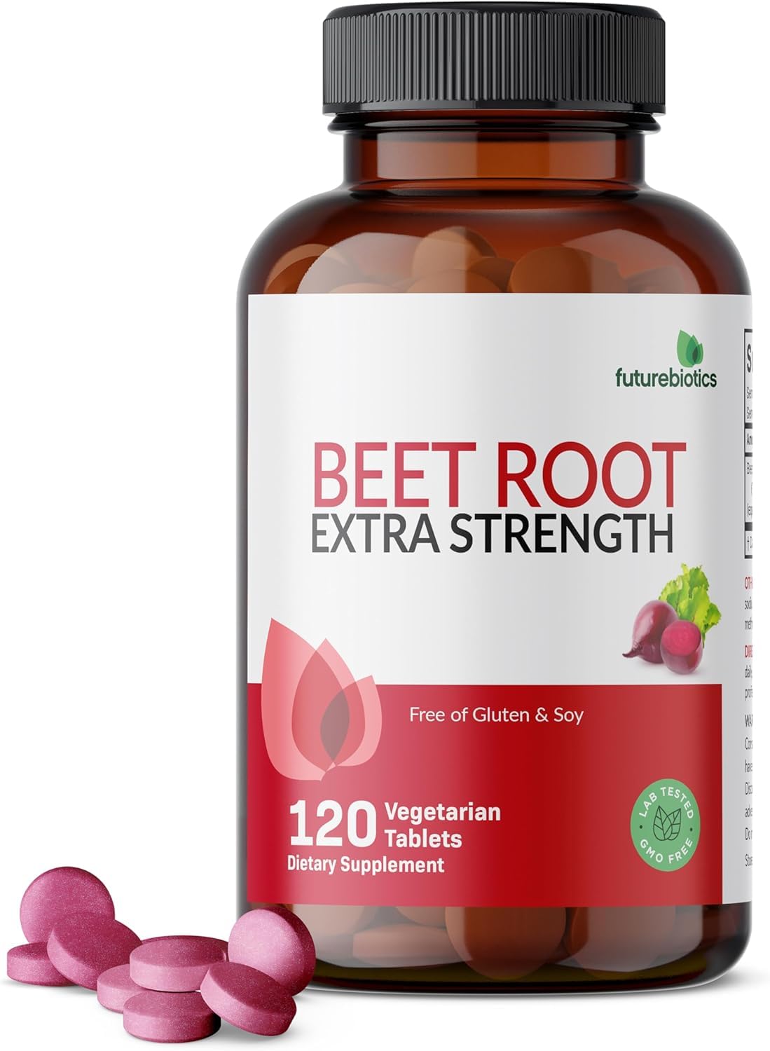 Beet Root Extra Strength, Non-GMO, 120 Vegetarian Tablets, Herbal Supplement