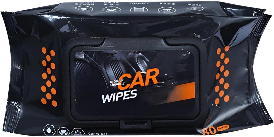 Car Wipes - Ultimate Cleaning Pack of 160 Wet Tissues for Thorough Interior Care and Maintenance