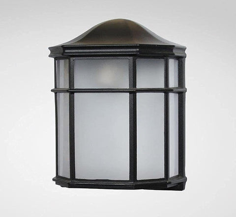 Outdoor steel wall black