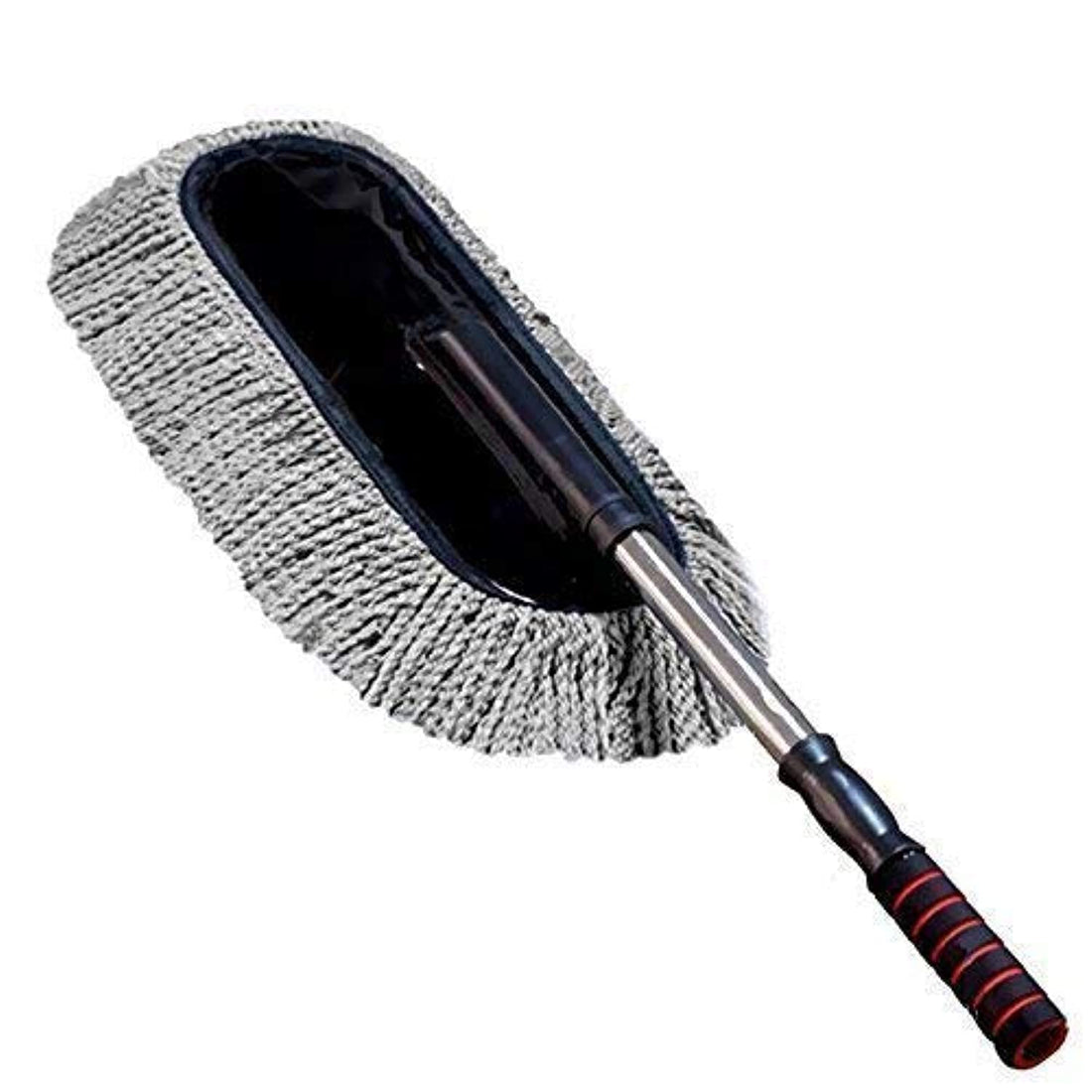 BRAND VILLA Microfiber Flexible Duster Car Wash | Car Cleaning Accessories | Microfiber | Brushes | Dry/Wet Home, Kitchen, Office Cleaning Brush with Expandable Handle | Car Cleaning Brush