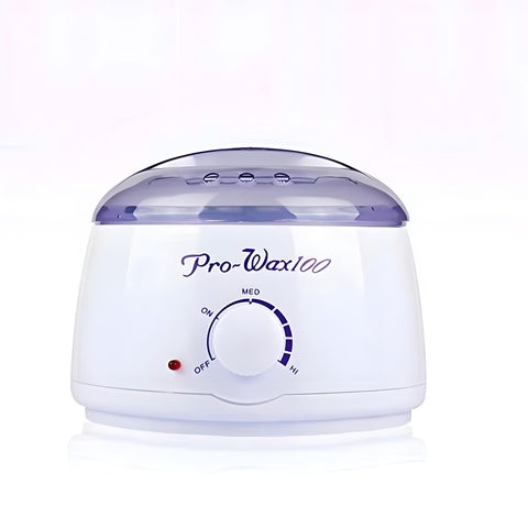Electric Heater - Compact Desktop Wax Warmer for Home Use, Easy to Clean Non-Stick Interior with LED Indicator Light, Perfect for DIY Beauty Treatments and Quick Touch-Ups Anytime