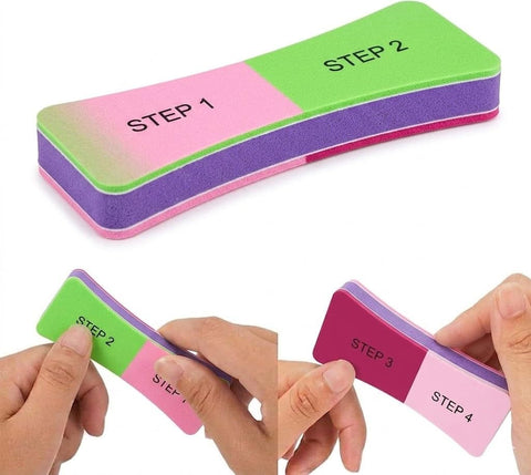 Nail File and Buffer for Pedicure and Manicure - 8 Ways Filer for Nail Repair, Nail Care Tool, Washable Emery Boards, Shaping & Buffing, Easy to Use for Women and Men -1 pc