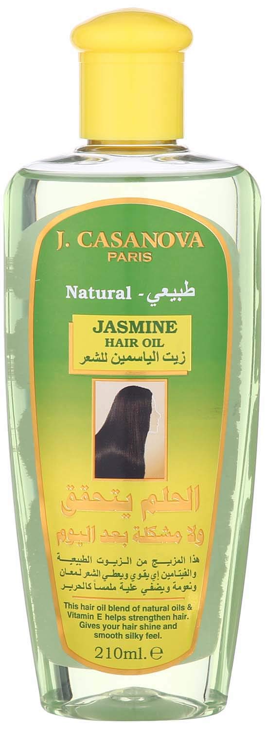 J.Casanova Jasmine Hair Oil - 210 Ml