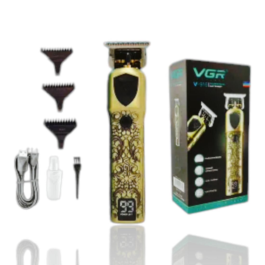 vgr v-916 Professional Razor for Men Professional Blade 1200ml Battery Charging and Electricity Working Time 200 Minutes