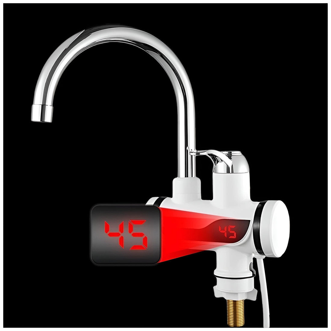 Monoblock Hot Water Faucet - Electric Faucet 360 Degree Rotation with Instant Heating Waterproof Easy Setup for Efficient Hot Water Solutions in Your Kitchen