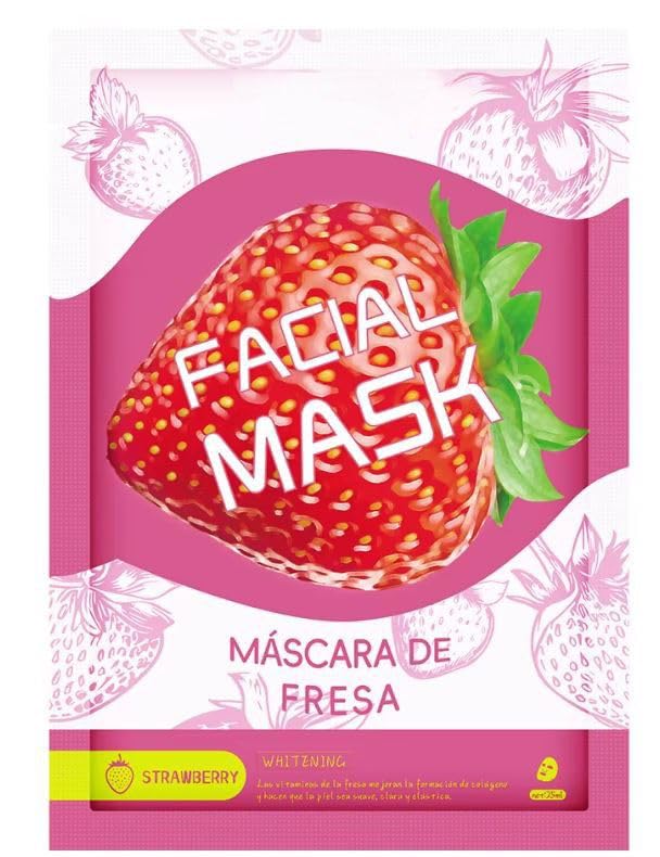 Facial Face Mask,Hydrating -, Skin Care Hydrating, Face Masks Skincare, Skin Repair Mask. 1 pc -strawberry