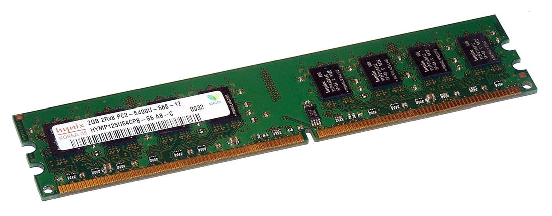 Hynix HYMP125U64CP8-S6-AB-C 2GB PC2-6400 DDR2-800MHz CL5 240-Pin DIMM Single Rank Memory Module