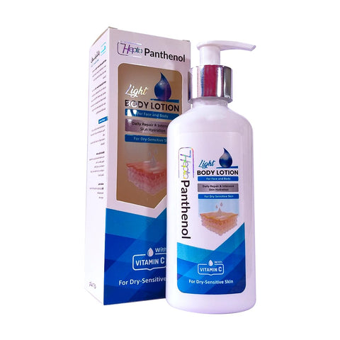 Hepta Panthenol Light Body Lotion – Lightweight Hydrating Lotion for Normal to Dry Skin – 250 ml