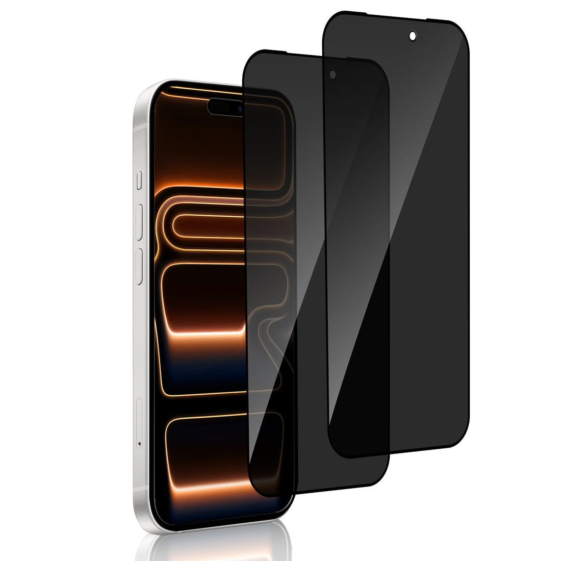 2 Pack Privacy Screen Protector Compatible with iPhone 17 Pro Max, Anti-Spy Tempered Glass with Smooth Comfort-Touch, 9H Protection Film Compatible with iPhone17 Pro Max 6.9 inch