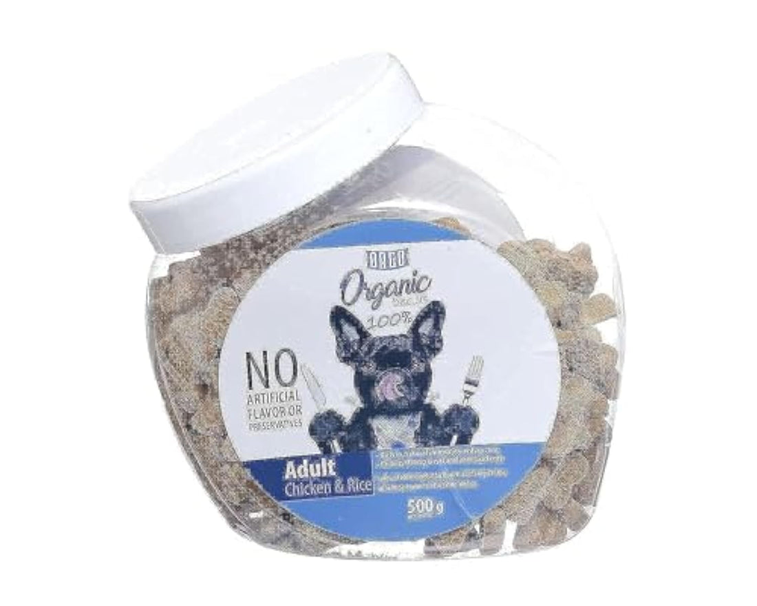 Orgo Organic Biscuits & Crunchy Treats For Dogs 500 Grams