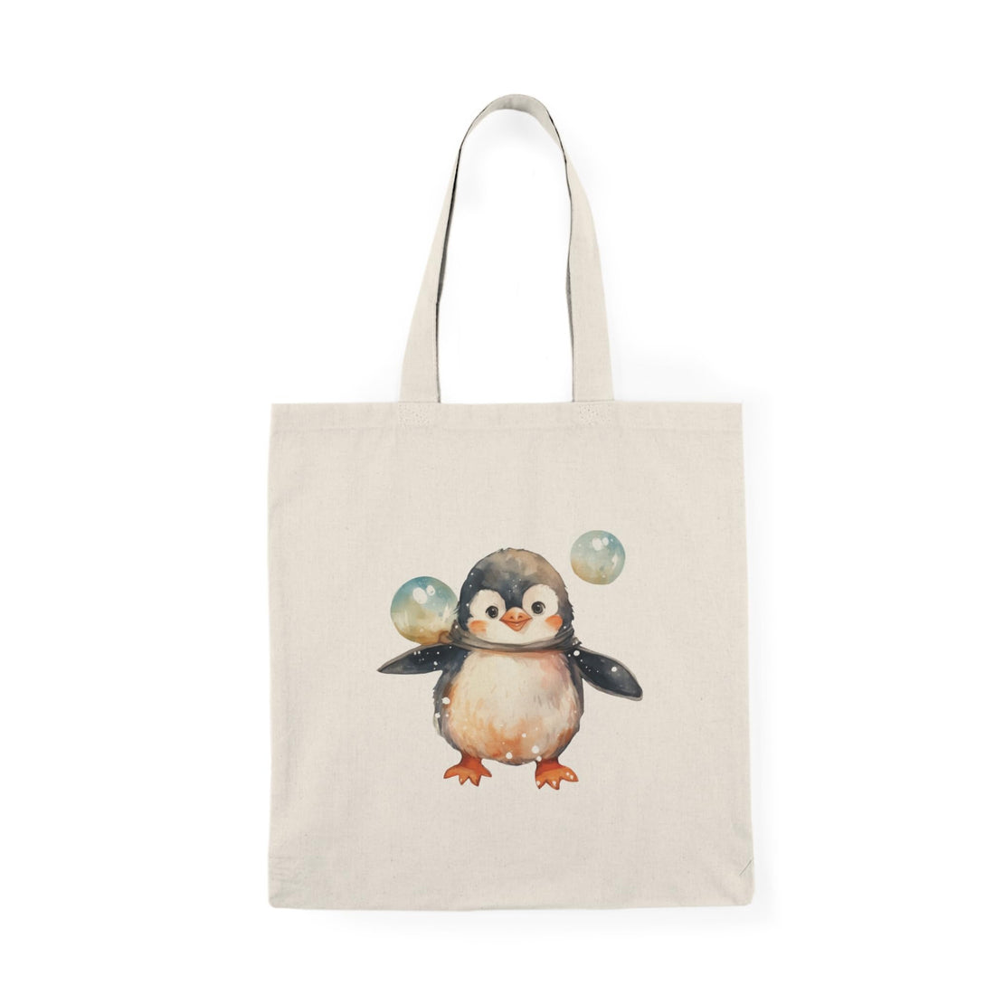 ToteBag Fluffy penguin Tote Bag67With Zipper