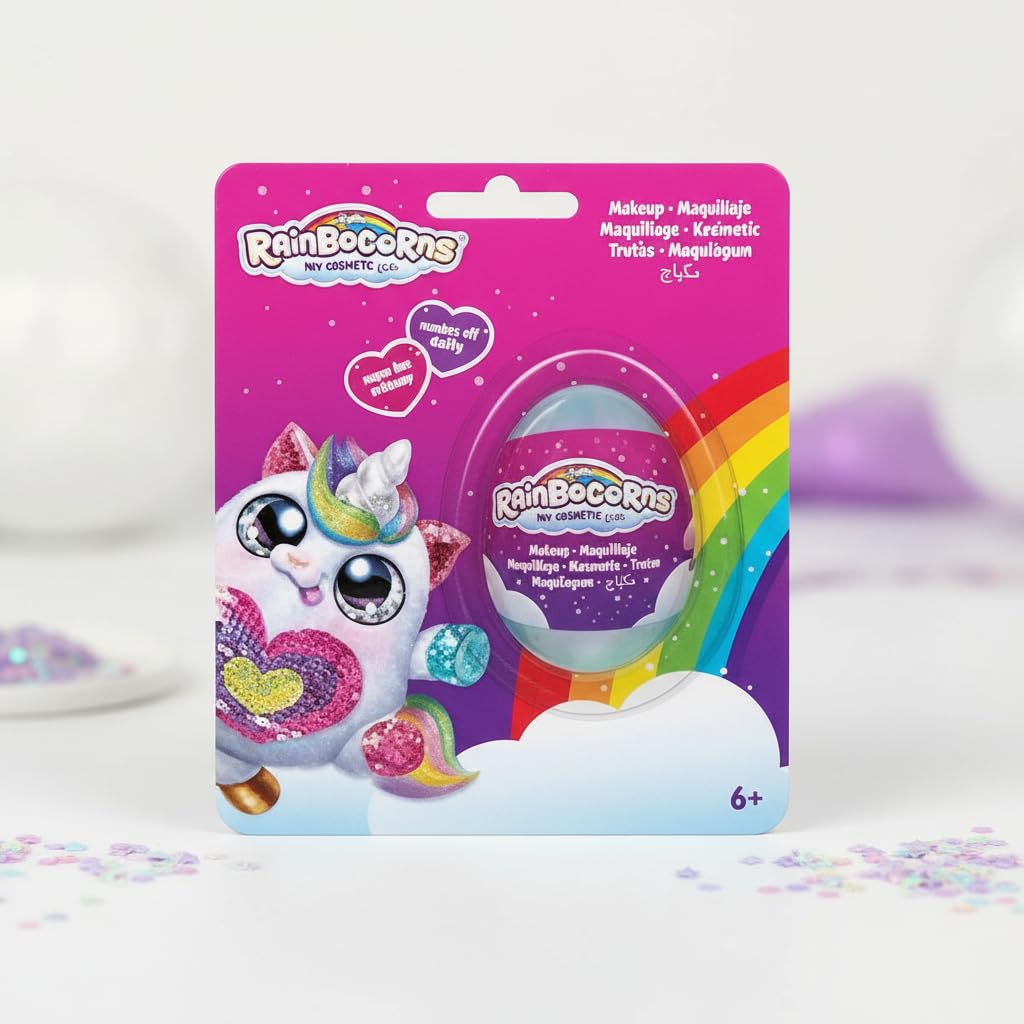 RAINBOCORNS - LARGE SURPRISE COSMETIC EGG ( 9 PCS)