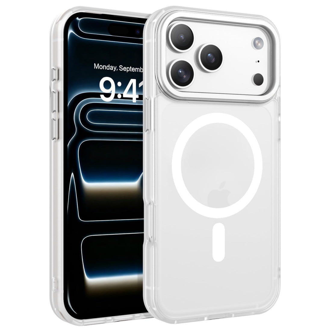 Dl3 Mobilak Case For iPhone 17 Pro Max 6.9-Inch Case Crystal Clear [ Compatible with MagSafe] Soft TPU Gel Case Flexible Silicone Anti-Scratch Transparent TPU Cover - Clear